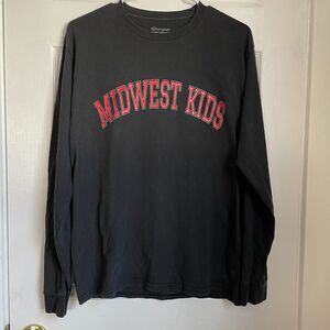 Midwest Kids black long sleeve tshirt